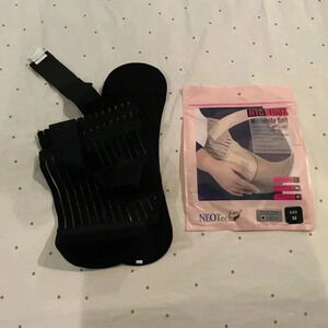 Black MEDIUM Maternity Belt